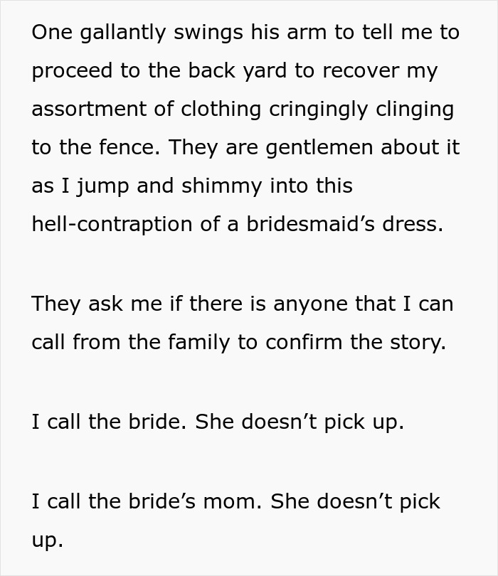 Text describing a woman’s insulin quest, detailing attempts to recover belongings from a bride’s yard, facing communication challenges. Text describing a woman’s insulin quest, detailing attempts to recover belongings from a bride’s yard, facing communication challenges.