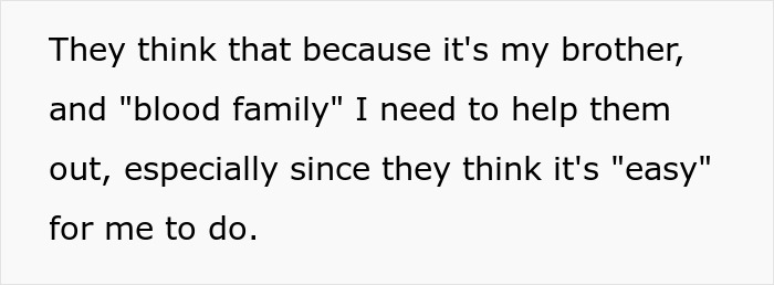 Quote discussing family expectations and financial support. Quote discussing family expectations and financial support.