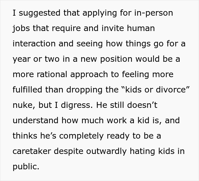 Wife Won’t Give Birth Just To Become A Single Mom When Clueless Husband Realizes It’s Hard Work Wife Won’t Give Birth Just To Become A Single Mom When Clueless Husband Realizes It’s Hard Work