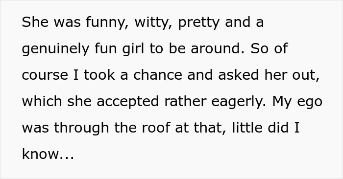 Text about a boyfriend discovering his love story was a bet, featuring emotional reflections. Text about a boyfriend discovering his love story was a bet, featuring emotional reflections.