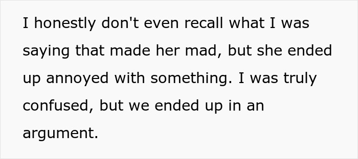 Text image about a guy confused over an argument with his girlfriend after calling her "boring, old, and dumpy. Text image about a guy confused over an argument with his girlfriend after calling her "boring, old, and dumpy.