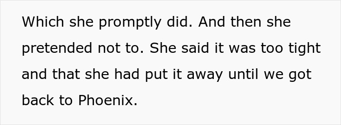 Text about a ring swap and a fiancée's reaction before returning to Phoenix. Text about a ring swap and a fiancée's reaction before returning to Phoenix.