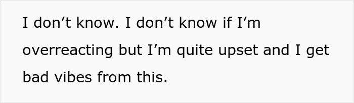 Text expressing doubt and discomfort regarding a relationship due to differing views on Hispanic cooking. Text expressing doubt and discomfort regarding a relationship due to differing views on Hispanic cooking.