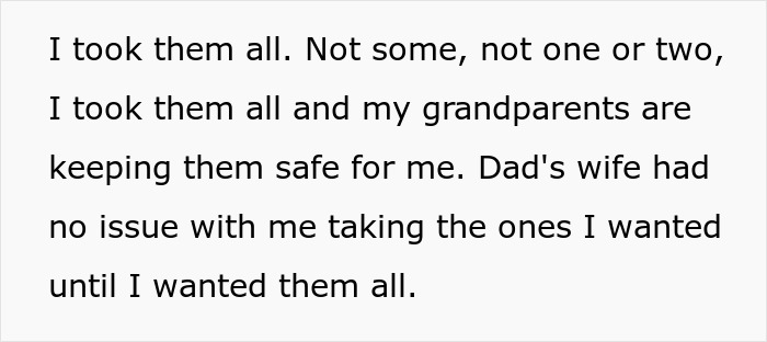 Text recounts teen taking all late wife’s photos, saved by grandparents for protection. Text recounts teen taking all late wife’s photos, saved by grandparents for protection.