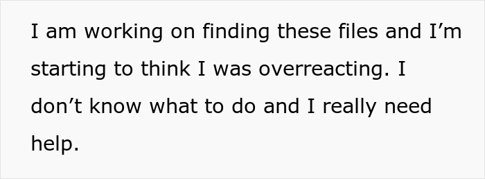 Text message expressing confusion and need for help regarding missing files, related to surprising daughter with tapes. Text message expressing confusion and need for help regarding missing files, related to surprising daughter with tapes.