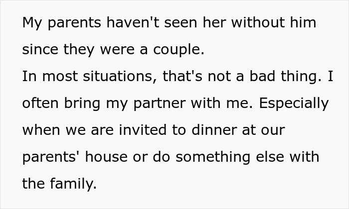 Text about sister always being with her boyfriend, shared in a family context. Text about sister always being with her boyfriend, shared in a family context.