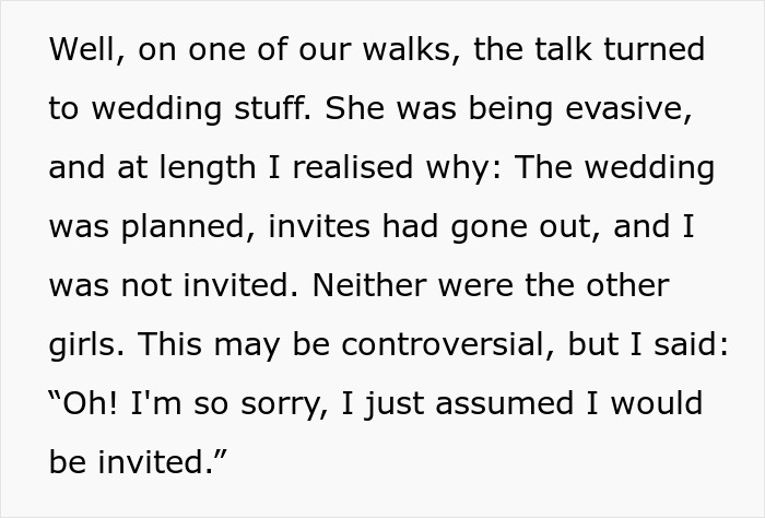Friendship Falls Apart After Bride Doesn't Invite Close Friends To Wedding And Hides The Truth Friendship Falls Apart After Bride Doesn't Invite Close Friends To Wedding And Hides The Truth