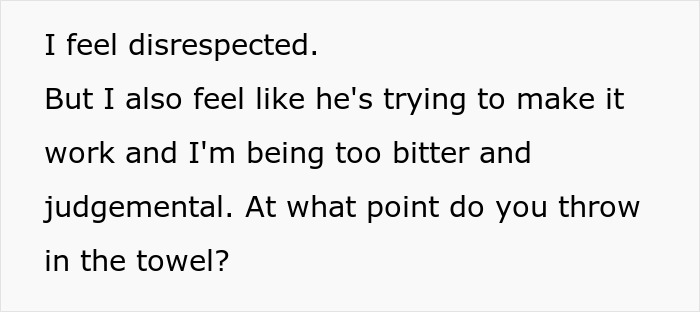 Text discussing feelings and decisions by a couple regarding children and making life choices. Text discussing feelings and decisions by a couple regarding children and making life choices.