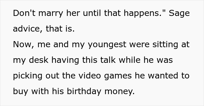 Dating Advice To Younger Son Accidentally Leads To Eldest’s Breakup As The GF Realized Her Worth Dating Advice To Younger Son Accidentally Leads To Eldest’s Breakup As The GF Realized Her Worth