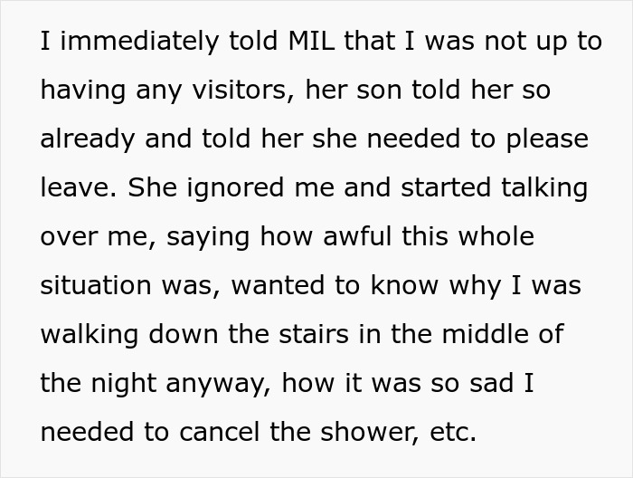 Text conversation about a pregnant woman resting in hospital after a fall, dealing with an intrusive MIL. Text conversation about a pregnant woman resting in hospital after a fall, dealing with an intrusive MIL.