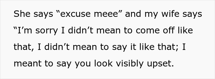 Quote about a pregnant wife's interaction highlighting childcare challenges. Quote about a pregnant wife's interaction highlighting childcare challenges.