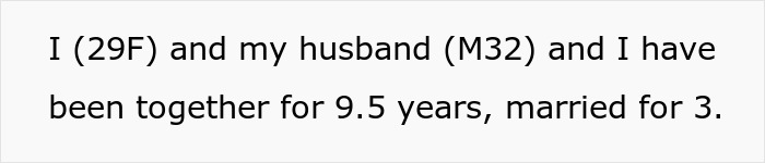 Text describing a couple, age 29F and 32M, together 9.5 years, married for 3, facing decision about kids. Text describing a couple, age 29F and 32M, together 9.5 years, married for 3, facing decision about kids.