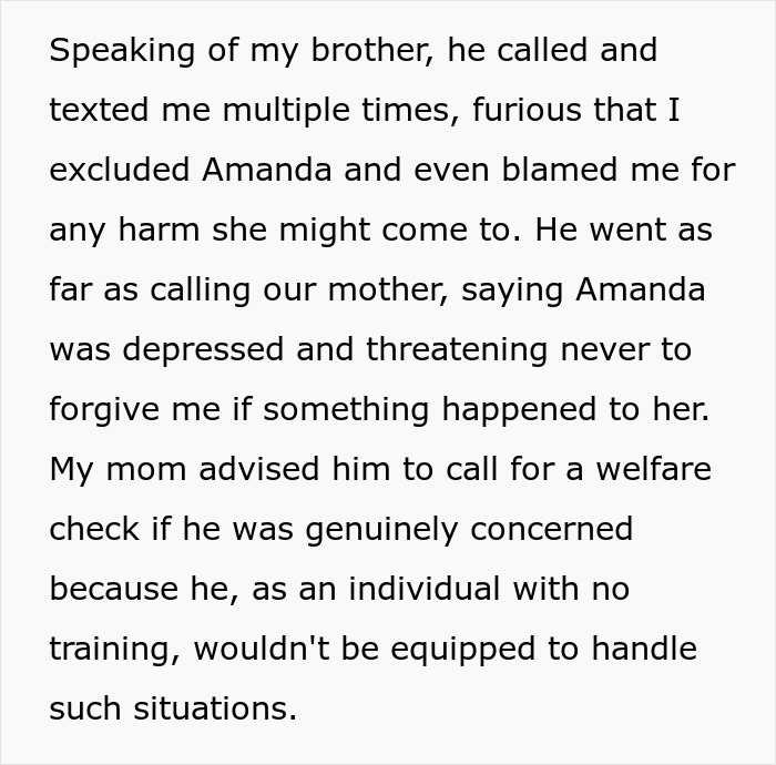 Brother's choice of +1 to wedding causes sibling confusion and family tension. Brother's choice of +1 to wedding causes sibling confusion and family tension.
