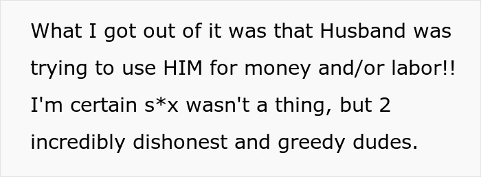Reddit post text discussing husband, money, and deception in relationships. Reddit post text discussing husband, money, and deception in relationships.