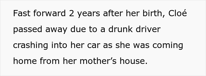 Text about a mother's tragic passing in an accident, part of a story on a father's surprise plans for his daughter. Text about a mother's tragic passing in an accident, part of a story on a father's surprise plans for his daughter.