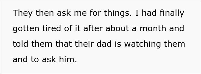 Roommate annoyed as dad locks kids out to play games, refuses to parent.