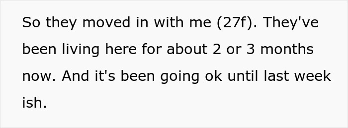 Text about a 27YO woman discussing her stepdad moving in, living arrangements, and recent challenges. Text about a 27YO woman discussing her stepdad moving in, living arrangements, and recent challenges.