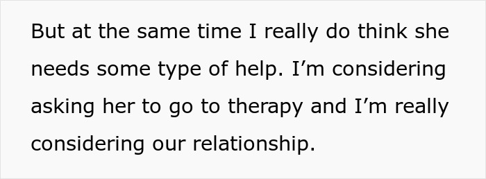 Text discussing need for help and therapy consideration in a relationship with plans to surprise daughter with tapes. Text discussing need for help and therapy consideration in a relationship with plans to surprise daughter with tapes.