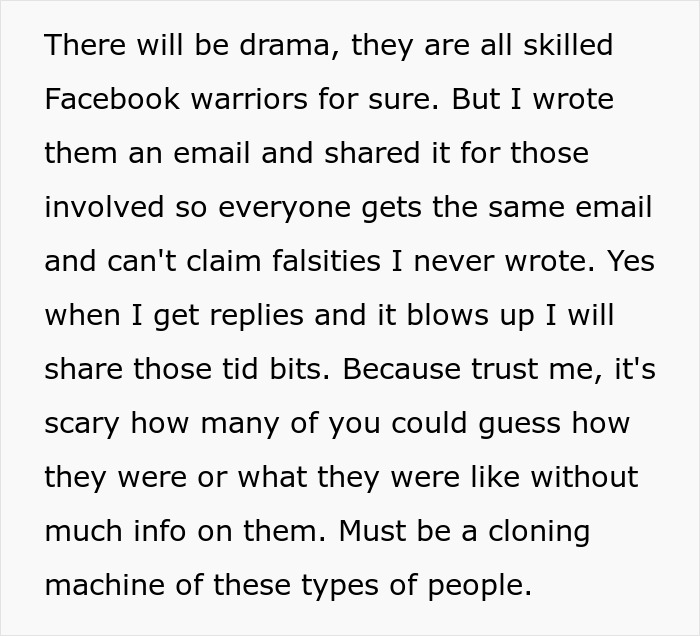 Text about drama involving babysitting demands and email exchanges. Text about drama involving babysitting demands and email exchanges.