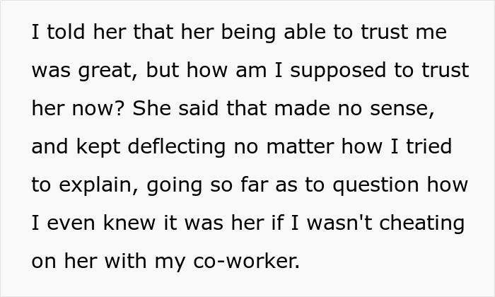 Text of a relationship argument about trust and loyalty, discussing a fake IG test. Text of a relationship argument about trust and loyalty, discussing a fake IG test.
