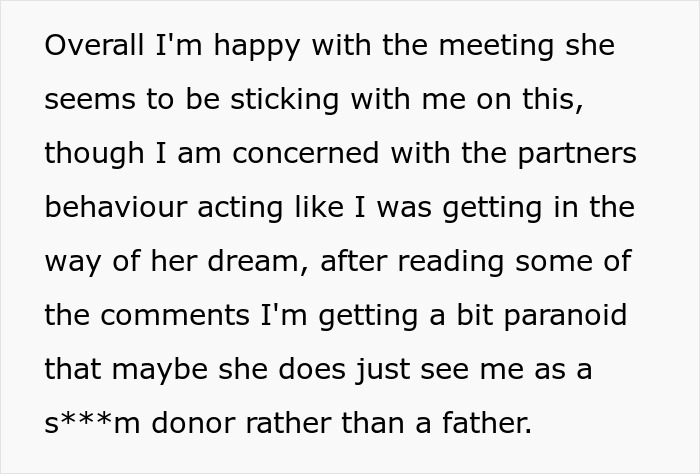 Text discussing concerns about a partner's behavior toward naming a baby, reflecting on fatherhood doubts. Text discussing concerns about a partner's behavior toward naming a baby, reflecting on fatherhood doubts.