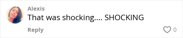 Comment on melanin loss video: "That was shocking... SHOCKING" with a profile picture of a woman named Alexis. Comment on melanin loss video: "That was shocking... SHOCKING" with a profile picture of a woman named Alexis.