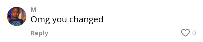 Comment saying "Omg you changed" related to melanin loss and stage 4 cancer. Comment saying "Omg you changed" related to melanin loss and stage 4 cancer.