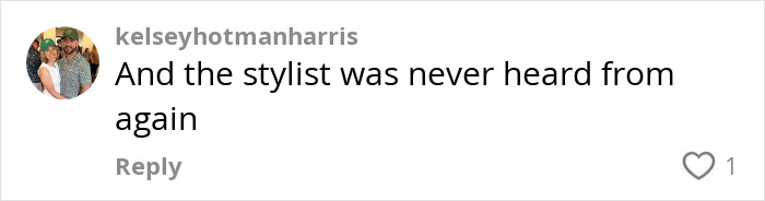 Comment referencing a stylist related to Blake Lively’s red carpet incident. Comment referencing a stylist related to Blake Lively’s red carpet incident.