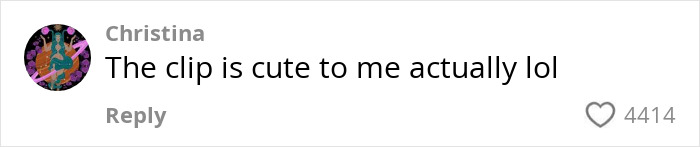 Comment about Blake Lively’s red carpet moment, with user Christina saying it's cute, receives 4414 likes. Comment about Blake Lively’s red carpet moment, with user Christina saying it's cute, receives 4414 likes.