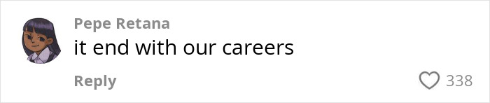 Pepe Retana's comment on Blake Lively's red carpet event, "it end with our careers," with 338 likes. Pepe Retana's comment on Blake Lively's red carpet event, "it end with our careers," with 338 likes.