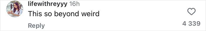 Comment reacting to a controversial bikini blow-up doll in Times Square, saying "This so beyond weird. Comment reacting to a controversial bikini blow-up doll in Times Square, saying "This so beyond weird.