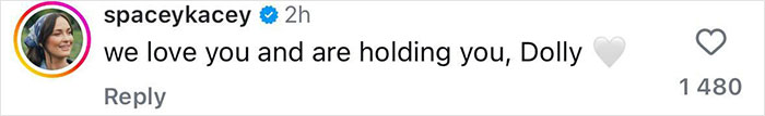 Kacey's heartfelt Instagram comment supporting Dolly Parton after releasing a song dedicated to late husband Carl Dean. Kacey's heartfelt Instagram comment supporting Dolly Parton after releasing a song dedicated to late husband Carl Dean.