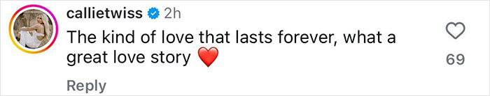 Comment on Dolly Parton's song about her husband, highlighting enduring love with a heart emoji, liked 69 times. Comment on Dolly Parton's song about her husband, highlighting enduring love with a heart emoji, liked 69 times.