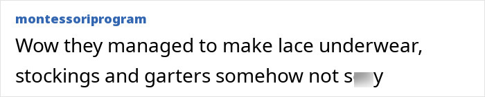 Comment on Balenciaga pantaboots calling them unsexy lace underwear, stockings, and garters. Comment on Balenciaga pantaboots calling them unsexy lace underwear, stockings, and garters.