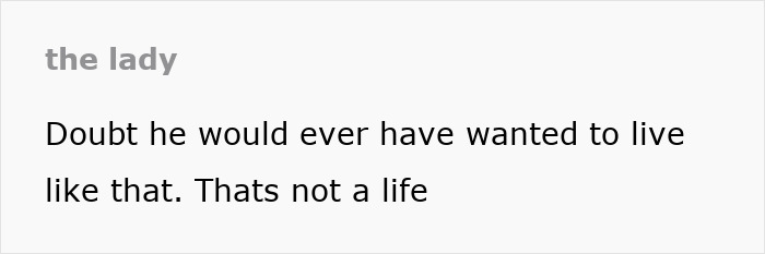 Text commentary on Michael Schumacher's condition expressing sadness over his current life situation. Text commentary on Michael Schumacher's condition expressing sadness over his current life situation.