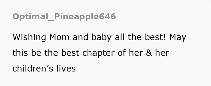 User comment wishing best for mom and baby amid celestial seed name confusion. User comment wishing best for mom and baby amid celestial seed name confusion.