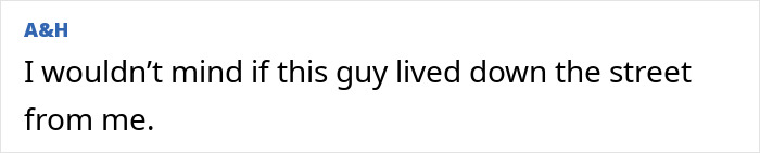 Text comment praising a local hero for a prank that alerted officials. Text comment praising a local hero for a prank that alerted officials.
