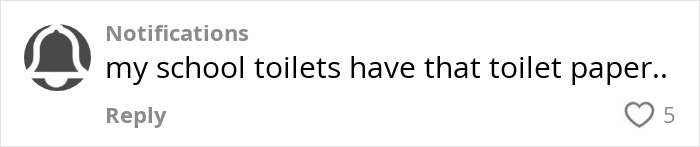 Comment about school toilets and hidden needle marks in public restroom toilet paper. Comment about school toilets and hidden needle marks in public restroom toilet paper.
