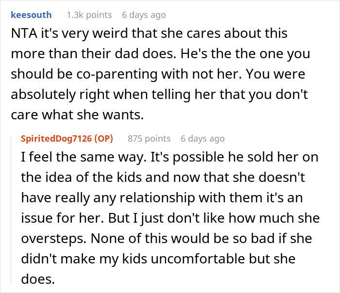 Stepmom wants bigger role in kids' lives, causing drama in parenting discussion. Stepmom wants bigger role in kids' lives, causing drama in parenting discussion.