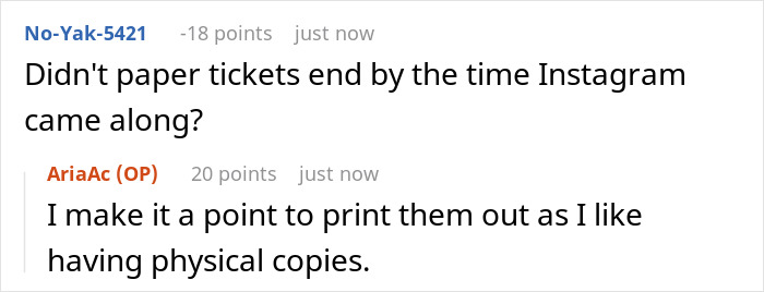 Comments on paper tickets and Instagram usage during Egypt trip discussion. Comments on paper tickets and Instagram usage during Egypt trip discussion.