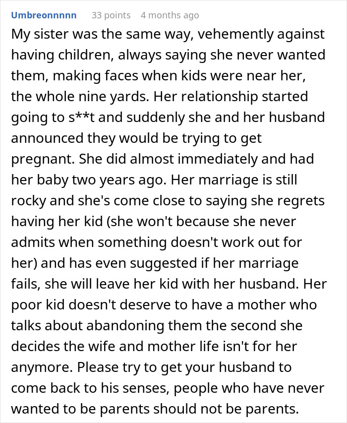 Wife Won’t Give Birth Just To Become A Single Mom When Clueless Husband Realizes It’s Hard Work Wife Won’t Give Birth Just To Become A Single Mom When Clueless Husband Realizes It’s Hard Work