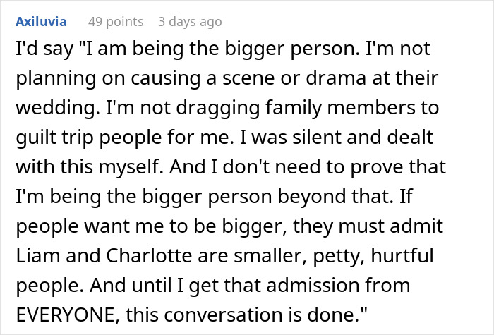 Brother Removes Sister From Wedding Party, Family Justifies It As Being "For Her Own Good" Brother Removes Sister From Wedding Party, Family Justifies It As Being "For Her Own Good"