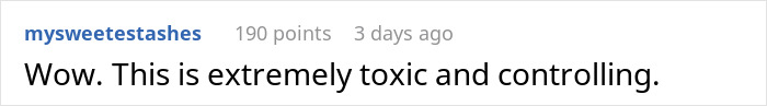 Comment on gym enthusiasm, highlighting toxic and controlling behavior in relationships. Comment on gym enthusiasm, highlighting toxic and controlling behavior in relationships.