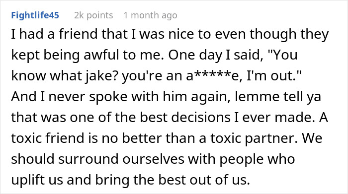 Comment about ending friendship with a toxic friend expressing regret and best friend confession emotions. Comment about ending friendship with a toxic friend expressing regret and best friend confession emotions.