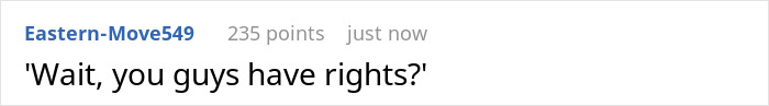 Comment on American boss and European employee's HR visit about PTO with text: 'Wait, you guys have rights? Comment on American boss and European employee's HR visit about PTO with text: 'Wait, you guys have rights?