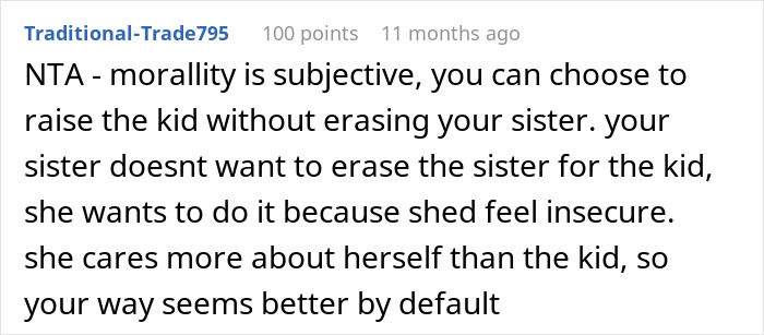 Comment on brother adopting deceased sibling’s baby and sister's fertility struggles. Comment on brother adopting deceased sibling’s baby and sister's fertility struggles.