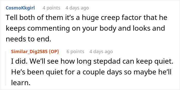 Online discussion about controlling stepdad and boundaries for a 27-year-old woman. Online discussion about controlling stepdad and boundaries for a 27-year-old woman.