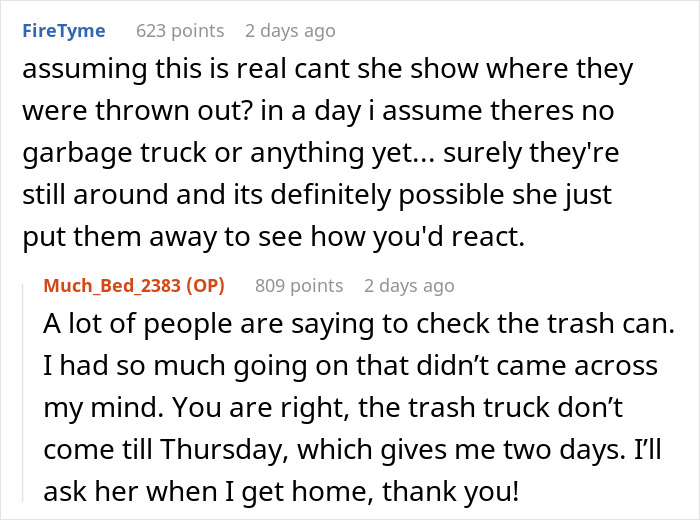 Online comments about a plan to retrieve tapes of a late mother before trash collection. Online comments about a plan to retrieve tapes of a late mother before trash collection.