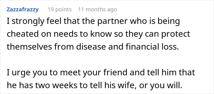 Advice on confronting a friend about their affair discovered in an apartment. Advice on confronting a friend about their affair discovered in an apartment.