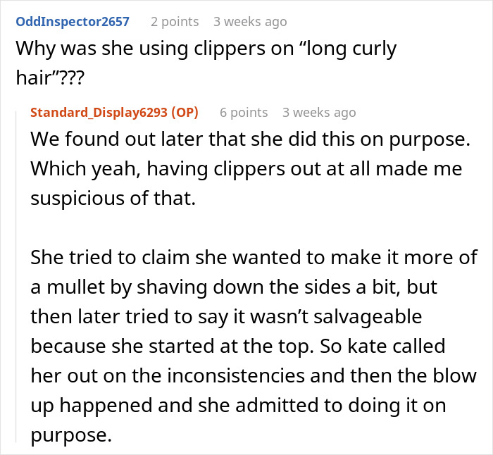 Bio Mom’s GF Shaves Her Kid's Head Bald Without Asking, Stepmom Calls Her Out, Leads To Breakup Bio Mom’s GF Shaves Her Kid's Head Bald Without Asking, Stepmom Calls Her Out, Leads To Breakup